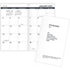 Pocket Size Monthly Planner Refill, 3 5/8" x 6 1/8", White, 2023